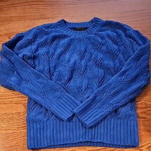 Blue Knit Sweater